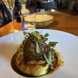 Short ribs entree! Yummy! Short ribs entree! Yummy!