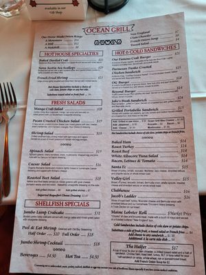 Menu photo 4 Ocean Grill Vero Beach, FL Menu photo 4 Ocean Grill Vero Beach, FL