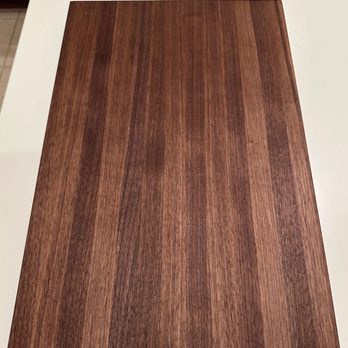 Spencer's Custom Wood - Top of beautiful XL walnut cutting board with mineral oil finish! - Home Decor Near Me Spencer's Custom Wood - Top of beautiful XL walnut cutting board with mineral oil finish! - Home Decor Near Me