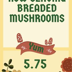 Isabellas Kitchen - Our delicious breaded mushrooms