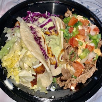 Brick and Flour - Left to right - Crispy Chicken Taco Shrimp Taco House Special Taco - Mexican Near Me - Glendale, California Brick and Flour - Left to right - Crispy Chicken Taco Shrimp Taco House Special Taco - Mexican Near Me - Glendale, California