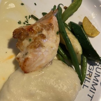 Summit Grill - Lobster Stuffed Salmon - American Near Me - Gladstone, Missouri Summit Grill - Lobster Stuffed Salmon - American Near Me - Gladstone, Missouri