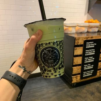 Boba Ave Express - Almond Uji Matcha with Boba - Bubble Tea Near Me - Arcadia, California Boba Ave Express - Almond Uji Matcha with Boba - Bubble Tea Near Me - Arcadia, California