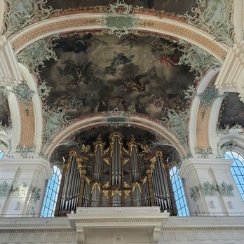 Stiftskirche St. Gallen - The art above the organ - Landmarks & Historical Buildings Near Me - St. Gallen, SG