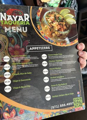 Menu photo 3 Nayar Taqueria Portland, OR Menu photo 3 Nayar Taqueria Portland, OR