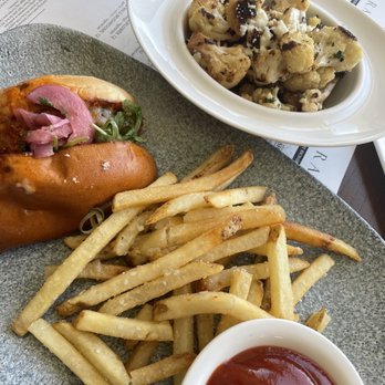 Raya - Dry Aged Burger and truffle fries yummm! - Seafood Near Me - Dana Point, California
