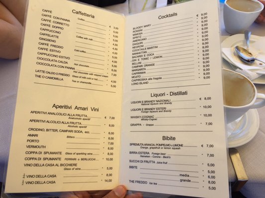 Menu photo 5 La Terrazza Florence, FI
