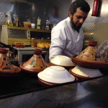 Eat First - Tajines stacked up on a hot plate - Moroccan Near Me - London, XGL