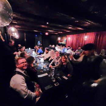 Vernon's Speakeasy - Our work party with our private room - Steakhouses Near Me - Los Ranchos, New Mexico