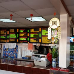 Casa China - Inside menu. Specials on papers hanging from main menu.