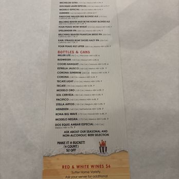 Angry Crab Shack - Drink menu - Cajun/Creole Near Me - Yuma, Arizona