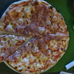 Palermo Osteria - Mein absoluter favorite die "adriano celentano" mit shrimps parmaschinken und knobi