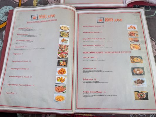 Menu photo 1 Welcome India King - Indian Restaurant Interlaken, BE Menu photo 1 Welcome India King - Indian Restaurant Interlaken, BE