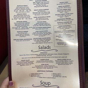 Cleveland Draft House - Menu - Burgers Near Me - Fuquay-Varina, North Carolina
