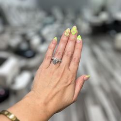 Crown Royal Nails Lounge 2 - Acrylic overlay with gel nail art