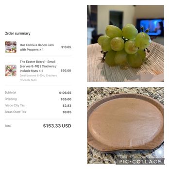 Board & Bread - Receipt, Example of (Not So Fresh) Fruit, Flimsy Paper Plate - Caterers Near Me - Frisco, Texas Board & Bread - Receipt, Example of (Not So Fresh) Fruit, Flimsy Paper Plate - Caterers Near Me - Frisco, Texas