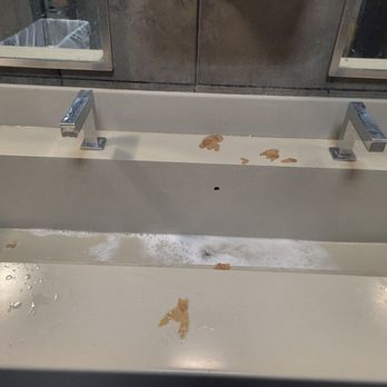 Buffalo Wild Wings - Dirty women's restroom - the rest was worse than the sink - also one of the sink spouts was broken - Chicken Wings Near Me - Corona, California Buffalo Wild Wings - Dirty women's restroom - the rest was worse than the sink - also one of the sink spouts was broken - Chicken Wings Near Me - Corona, California