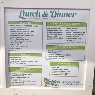 Menu photo 5 Paradise Grille St Pete Beach, FL Menu photo 5 Paradise Grille St Pete Beach, FL