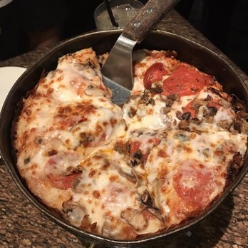 BJ's Restaurant & Brewhouse - Deep Dish Pepperoni & mushrooms small pizza was great! - New American Near Me - Webster, Texas BJ's Restaurant & Brewhouse - Deep Dish Pepperoni & mushrooms small pizza was great! - New American Near Me - Webster, Texas