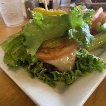 Hops Burger Bar - Lettuce wrap burger, Fresh Veggie Plate - Burgers Near Me - Greensboro, North Carolina Hops Burger Bar - Lettuce wrap burger, Fresh Veggie Plate - Burgers Near Me - Greensboro, North Carolina
