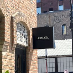 Exterior outside entrance of Porzana - Minneapolis, Minnesota Exterior outside entrance of Porzana - Minneapolis, Minnesota