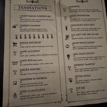 Canon - Drinks - New American Near Me - Seattle, Washington Canon - Drinks - New American Near Me - Seattle, Washington