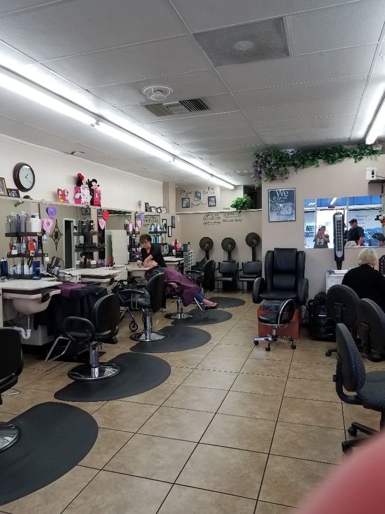 Sandy's Hair & Nail Shoppe Logo