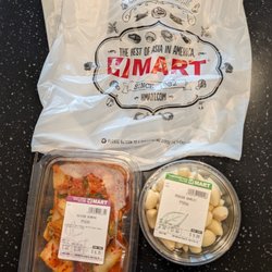 Hmart - Mat Sliced Kimchi $6.35. Peeled Garlic 5lb $9.09. Tax $0.58. Total $16.02. 03/03/26.