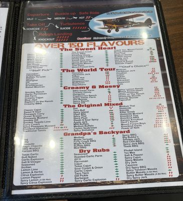 Menu photo 3 Wing House Mount Forest, ON