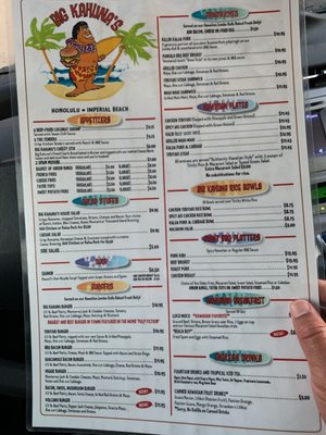 Menu photo 5 Big Kahuna's Imperial Beach, CA Menu photo 5 Big Kahuna's Imperial Beach, CA