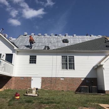 K&D Roofing - Proper stagger is very important when laying new shingles - Roofing Near Me - Raleigh, North Carolina