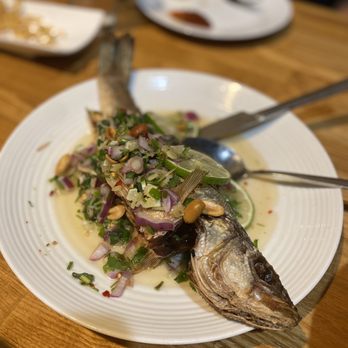 Thai Table - Whole fried fish - so good!! - Thai Near Me - Whittier, California Thai Table - Whole fried fish - so good!! - Thai Near Me - Whittier, California