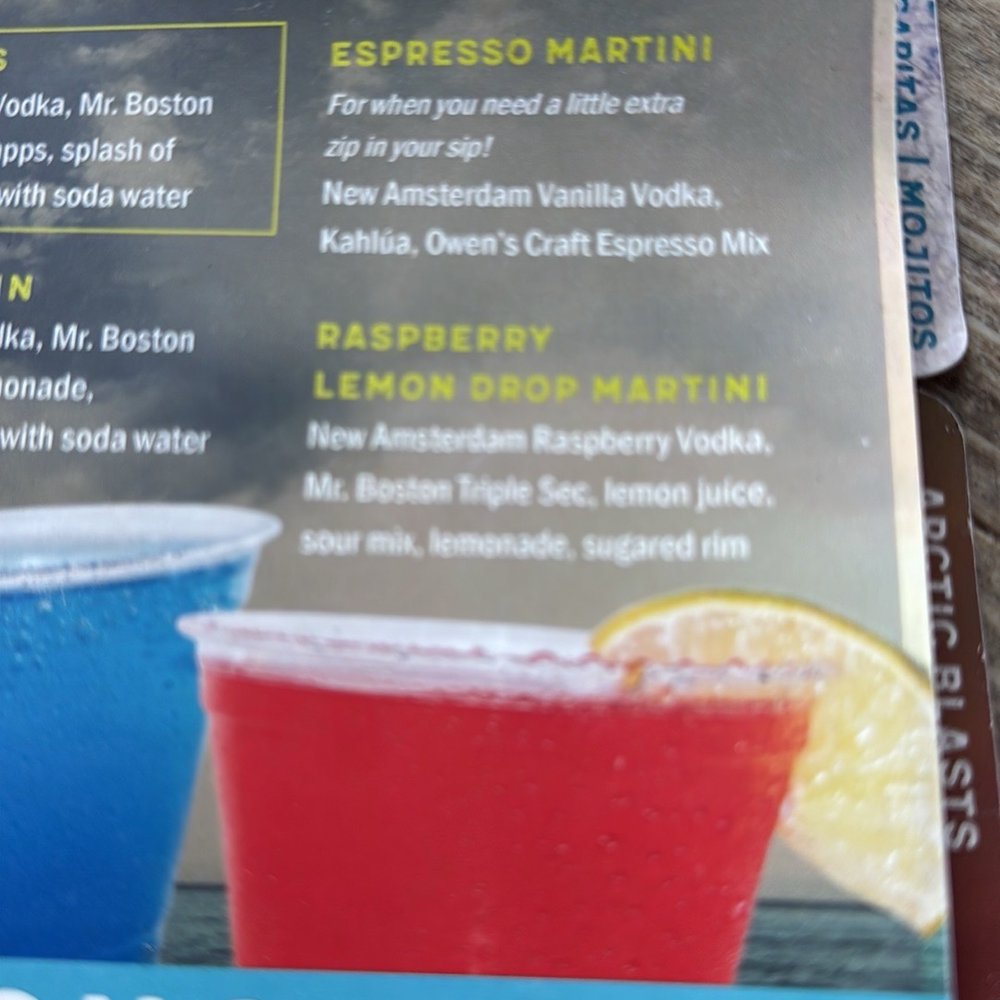 This is the drink I ordered