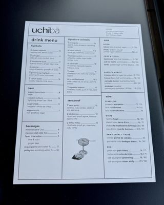 Menu photo 5 Uchiba Charlotte Charlotte, NC Menu photo 5 Uchiba Charlotte Charlotte, NC