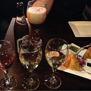 Kama - Wine flight Samosas and beer - Indian Near Me - La Grange, Illinois Kama - Wine flight Samosas and beer - Indian Near Me - La Grange, Illinois
