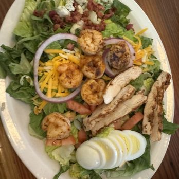 Miller's Ale House - BLACKENED SHRIMP & CHICKEN COBB SALAD - Sports Bars Near Me - Jacksonville, Florida Miller's Ale House - BLACKENED SHRIMP & CHICKEN COBB SALAD - Sports Bars Near Me - Jacksonville, Florida