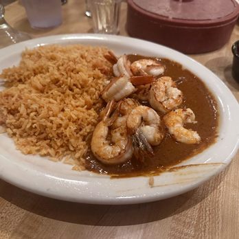 El Mirasol Restaurant - Shrimp in pipián sauce, similar to a mole but made with crushed pumpkin seeds and spices. - Mexican Near Me - Palm Springs, California El Mirasol Restaurant - Shrimp in pipián sauce, similar to a mole but made with crushed pumpkin seeds and spices. - Mexican Near Me - Palm Springs, California
