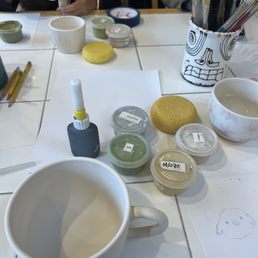 Mug before painting Mug before painting