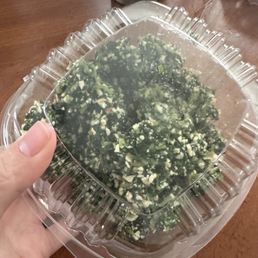 Chopped greens