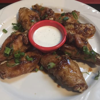 Wicked Willies - Teriyaki chicken wings. 8 for $9.95. Way too high. Throw 2 more on there or cut the price to $7.95 - Sports Bars Near Me - Osage Beach, Missouri
