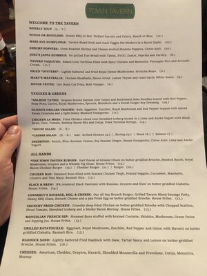 Menu photo 8 Town Tavern Arlington, MA