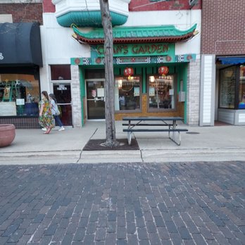 Chan's Garden - a bench on the sidewalk - Chinese Near Me - St. Joseph, Michigan Chan's Garden - a bench on the sidewalk - Chinese Near Me - St. Joseph, Michigan