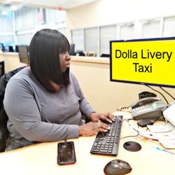 Dolla Livery Taxi - Ms. Marie at the dispatch