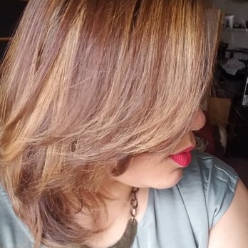 Kolorbar - Balayage by Marie. Blowdry performed in a different salon. - Hair Salons Near Me - New York, New York
