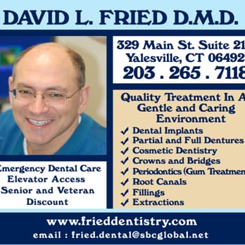 Fried Dentistry - New Patients Welcome! - General Dentistry Near Me - Yalesville, Connecticut Fried Dentistry - New Patients Welcome! - General Dentistry Near Me - Yalesville, Connecticut