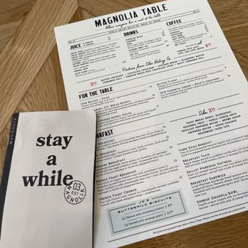 Magnolia Table - Menu and magnolia passport - Breakfast & Brunch Near Me - Waco, Texas Magnolia Table - Menu and magnolia passport - Breakfast & Brunch Near Me - Waco, Texas