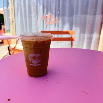 Whata Peach - My vanilla latte outside - Coffee & Tea Near Me - Burbank, California Whata Peach - My vanilla latte outside - Coffee & Tea Near Me - Burbank, California