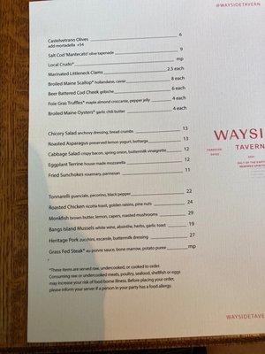 Menu photo 3 Wayside Tavern Portland, ME Menu photo 3 Wayside Tavern Portland, ME