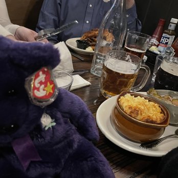 Hawk & Griffin - Cottage Pie and Cucumber Salad with our two casks - Pubs Near Me - Vienna, Virginia Hawk & Griffin - Cottage Pie and Cucumber Salad with our two casks - Pubs Near Me - Vienna, Virginia