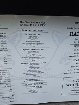 Menu photo 2 Fette Sau Philadelphia, PA